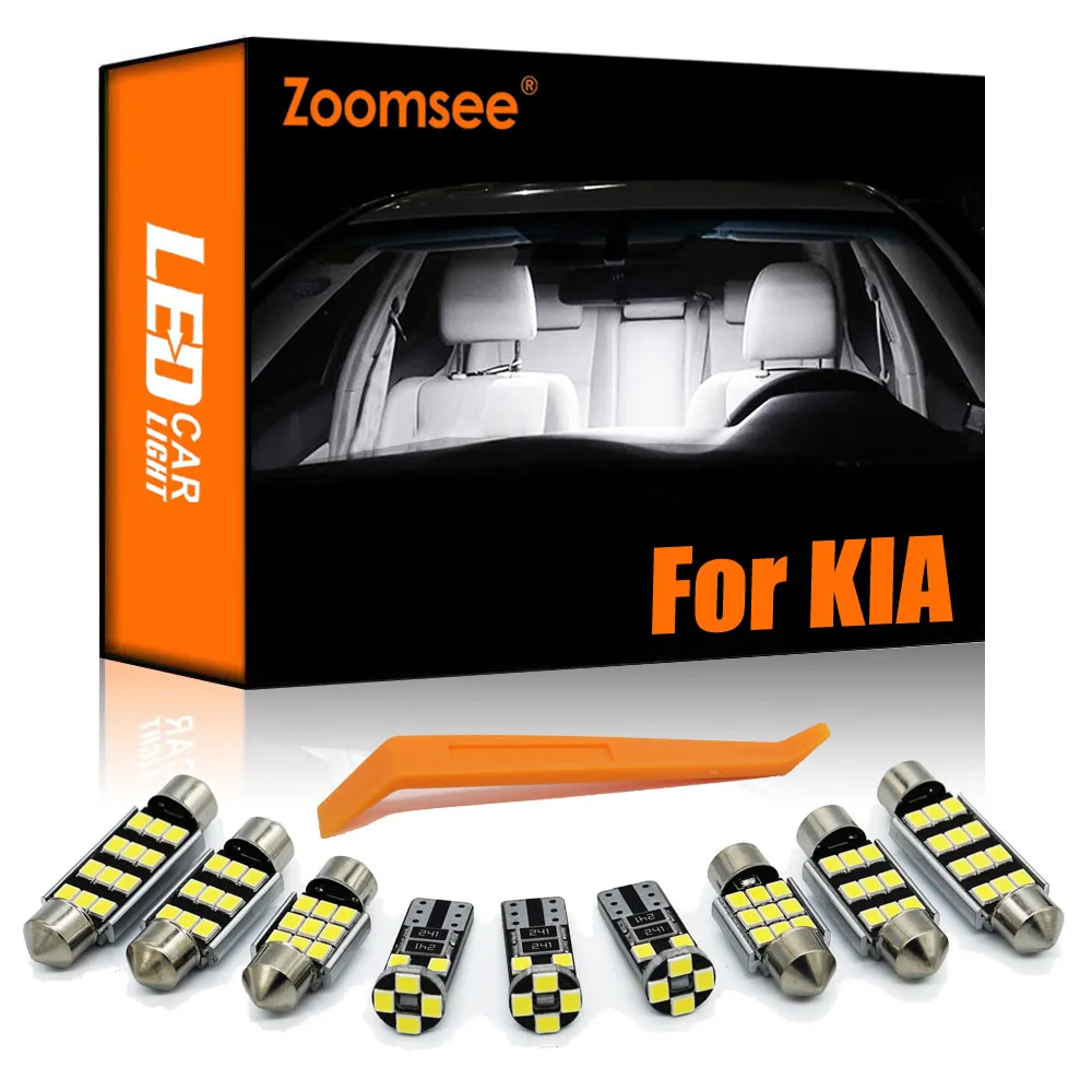 Zoomsee Canbus For KIA Sportage Sorento Ceed Xceed Rio Cerato Picanto Niro Seltos Stonic Interior LED Car Indoor Light Bulb Kit