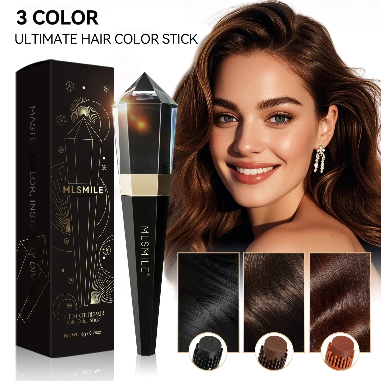 

Палочка для окрашивания волос, водостойкая формула с расческой-зубцами для быстрого окрашивания, паста серого покрытия, стойкий цвет, домашнее путешествие, использование