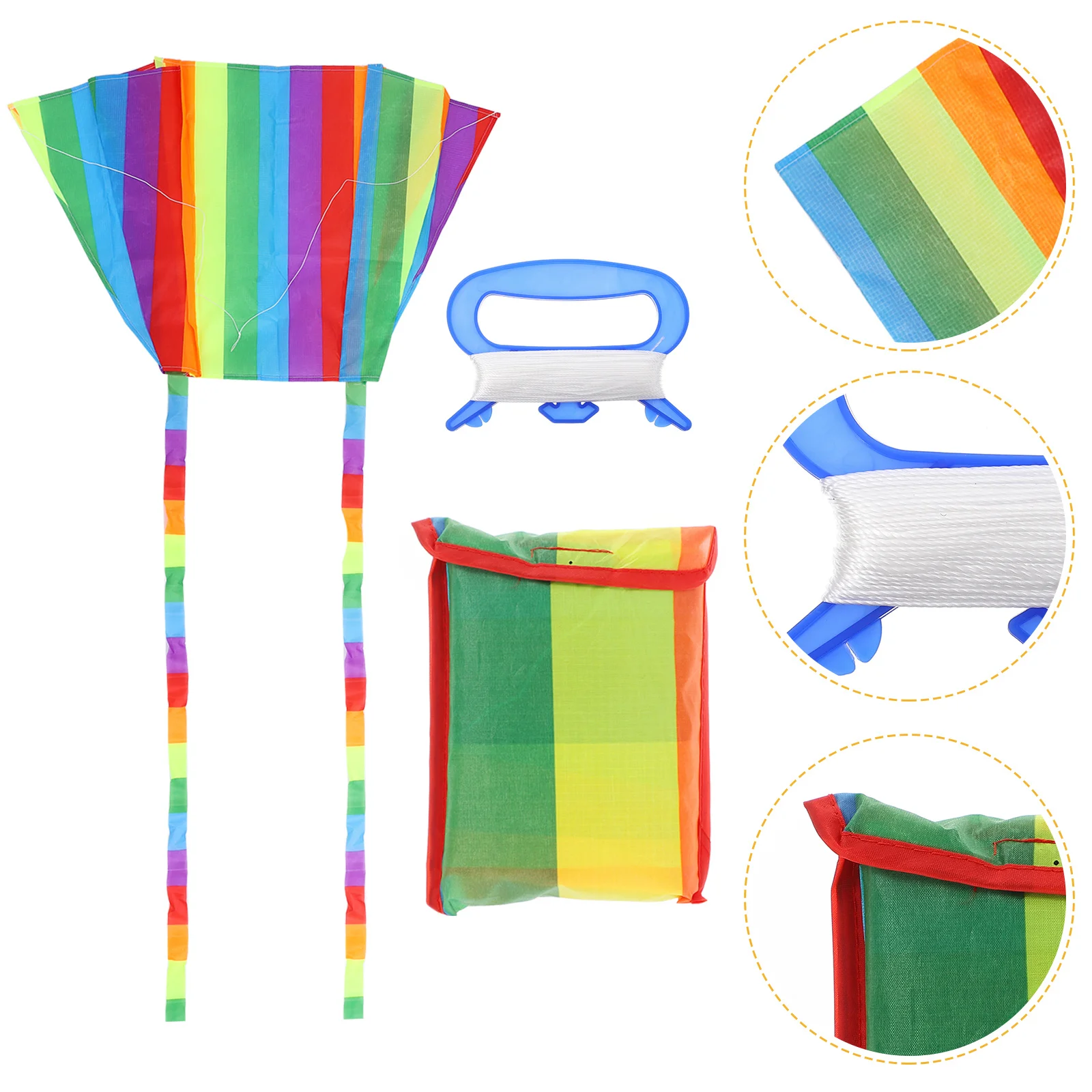 1Set Soft Kites Child Outdoor Kite Easy to Fly Unique Design Creative Interesting Kids Kite Safe Durable Practical