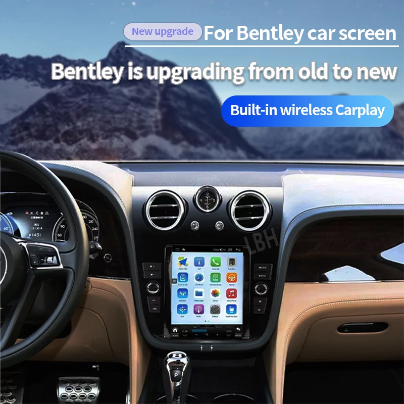 

be suitable for Bentley Bentayga 9.7 "vertical screen Automotive touch screen GPS navigation Stereo FM multimedia player