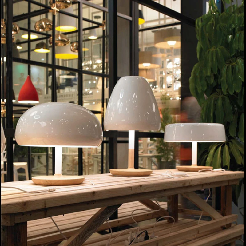 Lampe de Table LED en Métal Galvanisé Blanc, Design Post-moderne, Style Nordique, Luminaire Décoratif d'Nik, Idéal pour un Salon, une Chambre à Coucher, un Restaurant ou un Bureau