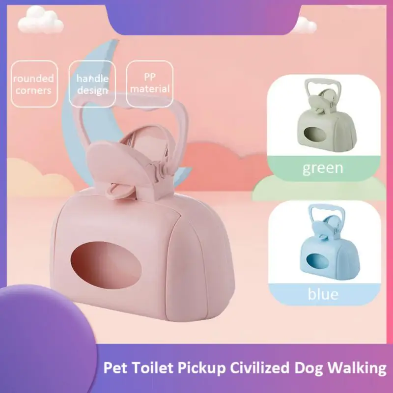 Poopholder Pet Pickup Washable Environmentally Friendly Material Pet Cleaning Tools The Cat Holds The Toilet Splatter-proof