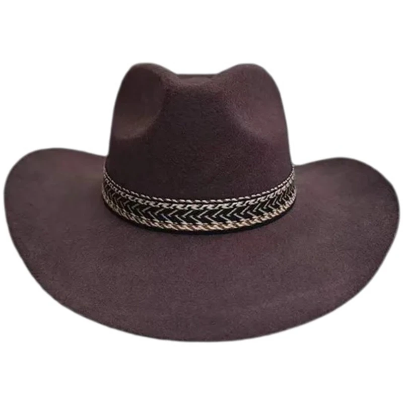 Popular Outback Hat Cowboy Hat Stage Show Hat Headwear Masquerades Party Gentleman Hat Carnivals Party Hat Headpiece