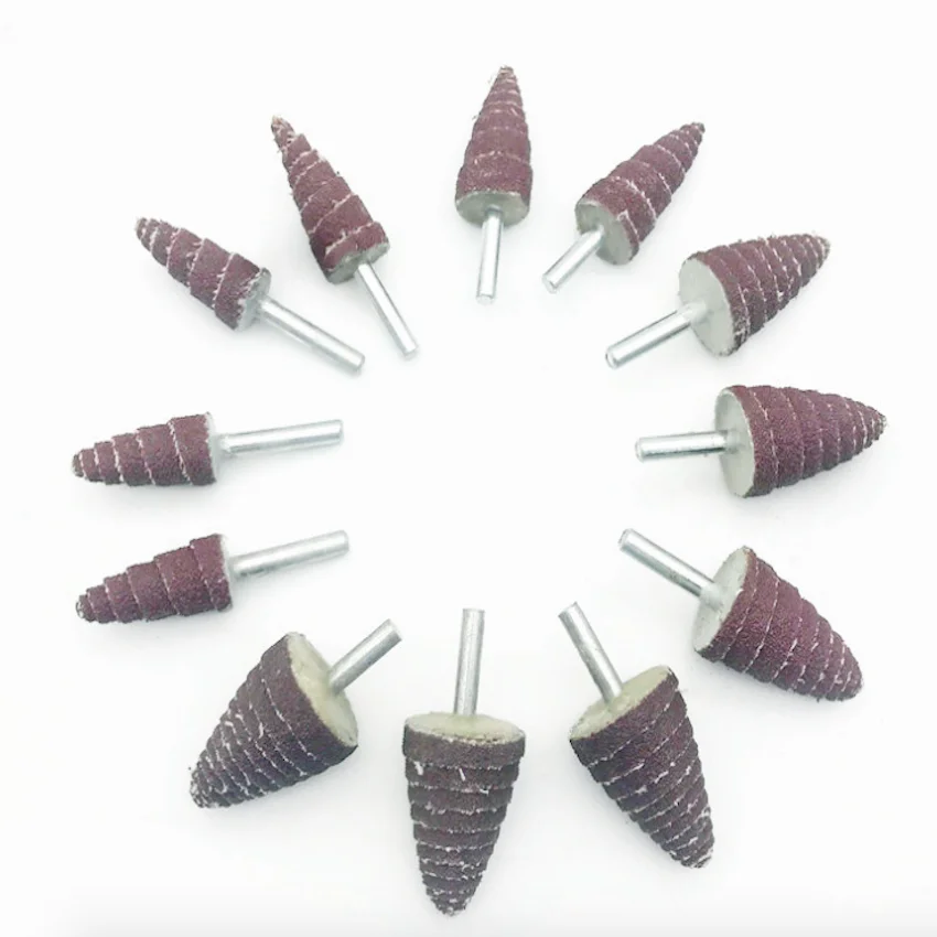 Cost Sale Of 10PCS/Set 80# Grit 16-30mm Mini Flaps Discs Wheels With Handle For Angel Grinder Steel Metal Polishing Sanding