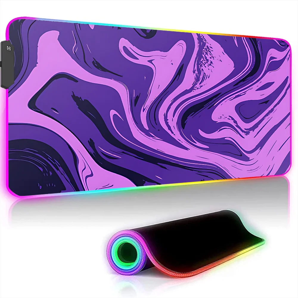 

Liquid Marble Large Mouse Pad Gamer Over Edge Pc Cabinet Rubber Non-slip Mousepad Rgb Desk Mat Gaming Accessories Keyboard Mats