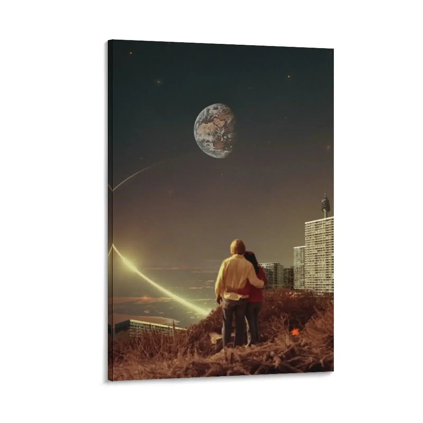 

We Used To Live There, Too Canvas Painting decorative wall poster posters for room photos for living room