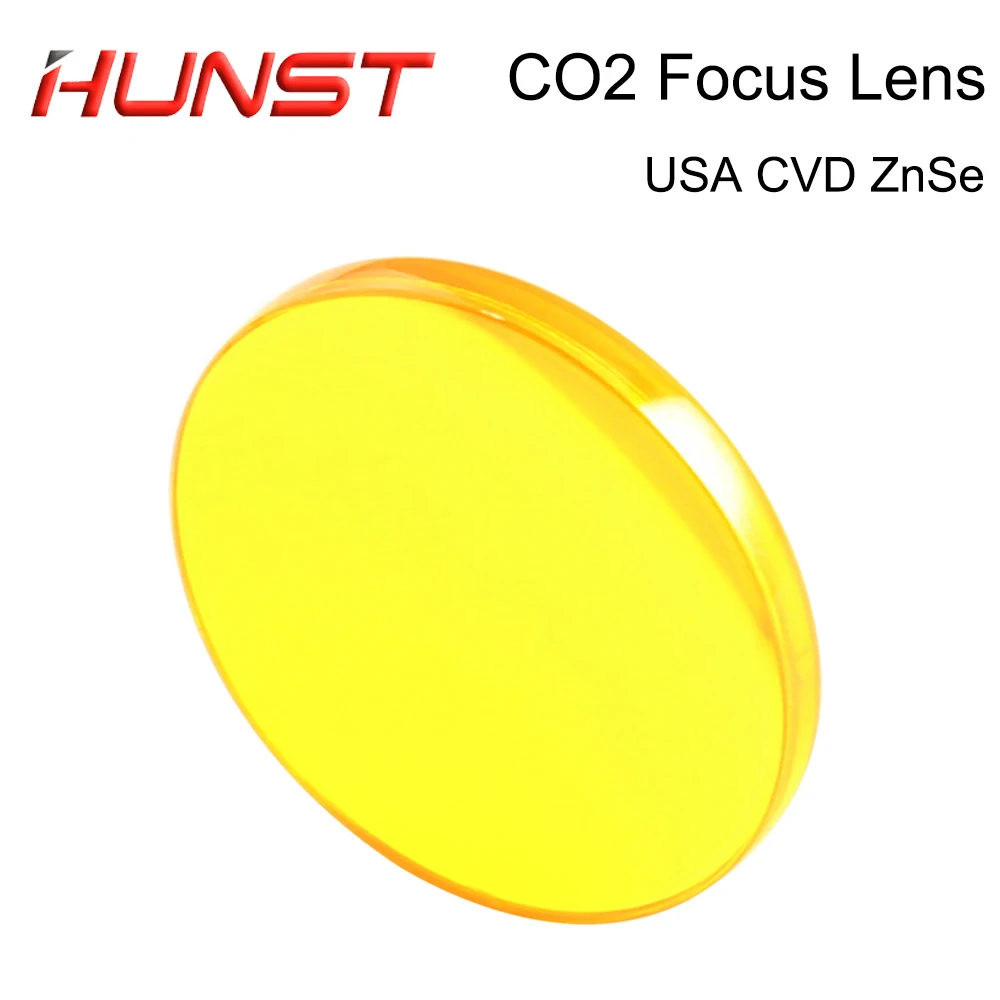 HUNST USA CVD ZnSe โฟกัสเลนส์ Dia 12 มม.18 มม.19.05 มม.20 มม.FL 38.1 50.8 63.5 76.2 101.6 มม.สําหรับ Co2 เลเซอร์แกะสลักเครื่อง