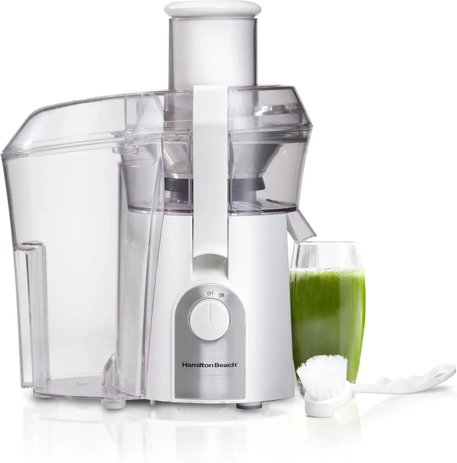 Centrifugal Juicer with Big Mouth 3-Inch Feed Chute, Easy to Clean, BPA-Free, 800W Motor, for Whole Fruits and Vegetables, White