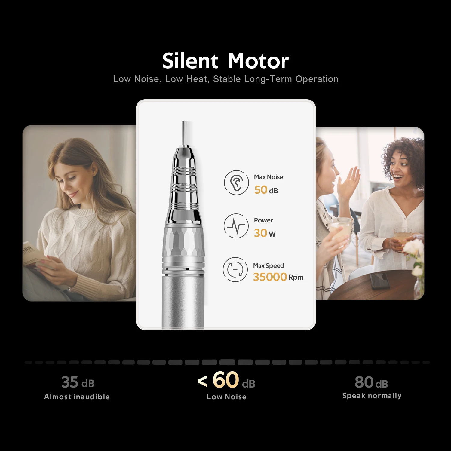 

lll Индивидуальный набор бабочек, настольная мощная розовая дрель для ногтей, профессиональная электрическая дрель для ногтей, 35000 об/мин, салон