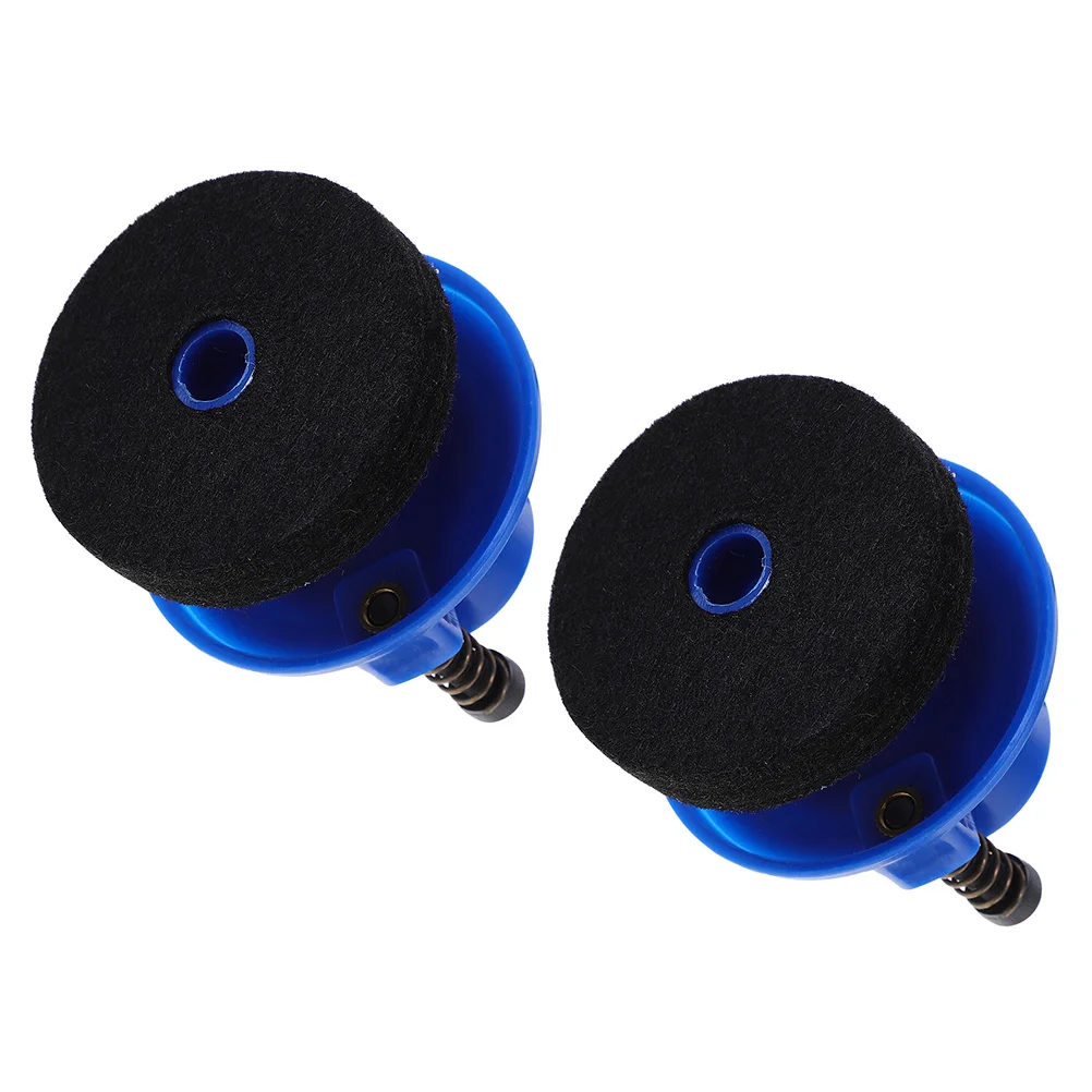 

2pcs Hi Hat Cymbal Stand Accessories Blue Felt Drum Clutch Pad 22mm Inner Diameter Sturdy Replacement Hardware