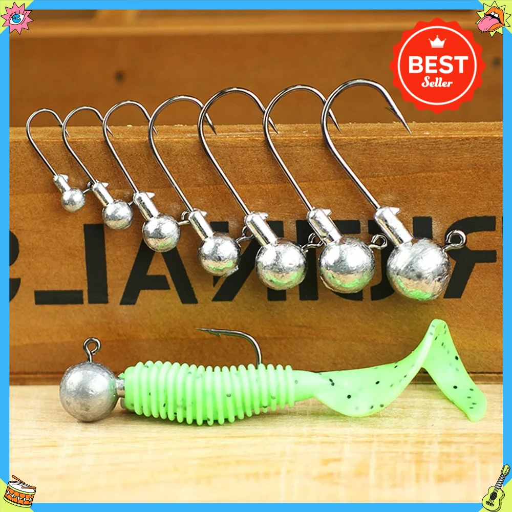 خطاف رأس تهزهز 1 جرام 2 جرام 3 جرام 4 جرام 5 جرام 7 جرام 8 جرام 9 جرام 10 جرام 12 جرام 14 جرام 16 جرام 28 جرام خطاف صيد السمك لطعم ناعم Pesca كرانكس باس تلاعب معالجة خطاف الصيد