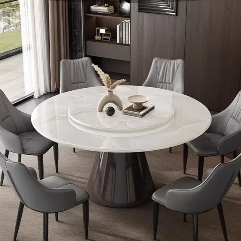 Round Dinning Center Desk Dressing Table Dining Tables Set Study Table Makeup Mesa Plegables Livingroom Furniture Sets
