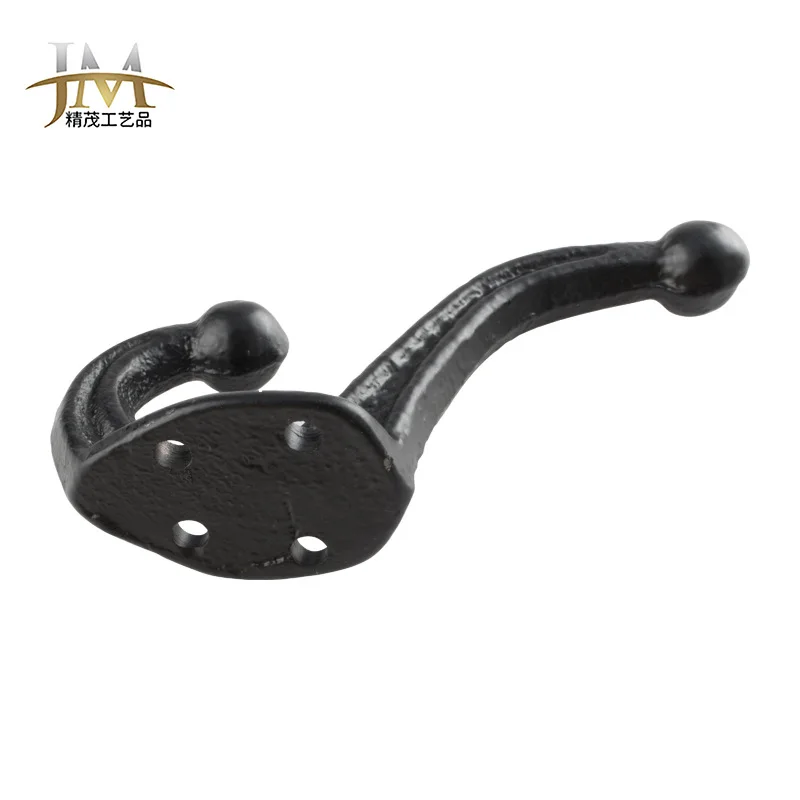 European industrial style clothes hook cast iron door hook cast iron coat hook retro wrought iron decoration.