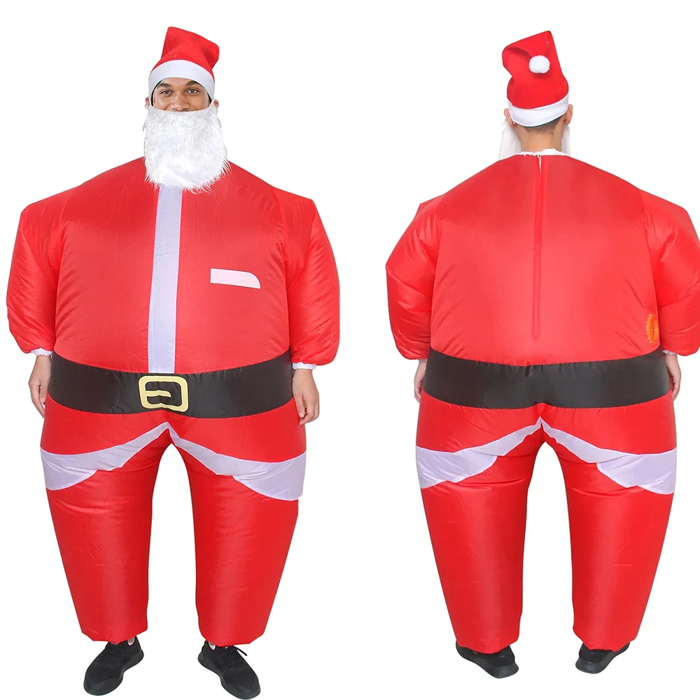

Classic Santa Claus Inflatable Costume Adult Fantasy Funny Festival Costume Christmas Holiday Party Cosplay Costume 2025 New