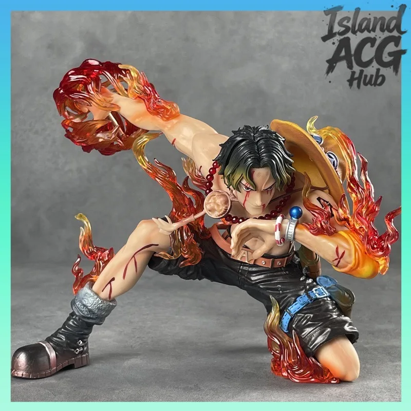 

Аниме-фигурка One Piece Портгас Д. Эйс: Версия с боевыми повреждениями, Огненный Кулак, Коллекционная статуэтка, Декор для рабочего стола, Подарок