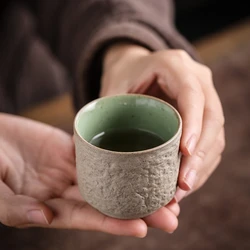 Espresso Cups,Japanese Ceramic Tea Cup,Porcelain Tea Bowl,Pottery Coffee Mug,Afternoon Teacup Mugs,Coffee Cups,Wholesale,1Pc