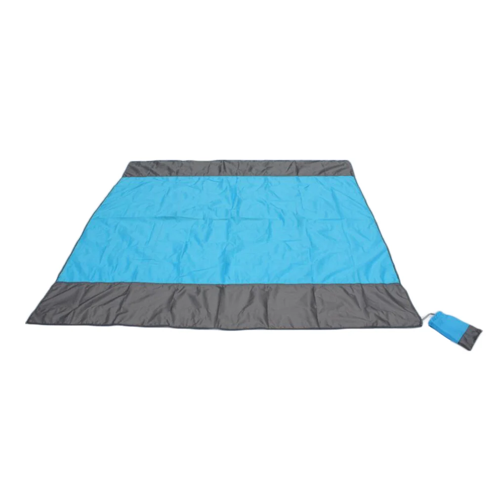

210 X200cm Picnic Mat Blanket with Storage Bag Foldable Outdoor Blankets Beach Pocket