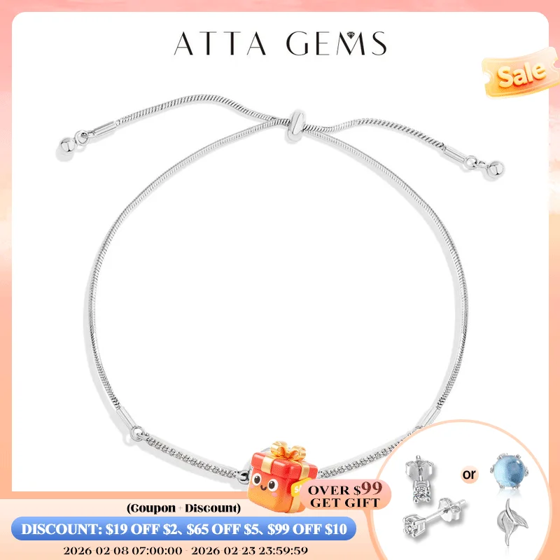 

ATTAGEMS Love Full Муассанит Браслеты с бриллиантами для женщин DVVS1 S925 Стерлинговое серебро Позолоченные Обручальные ювелирные изделия Подарки 15 + 8 см