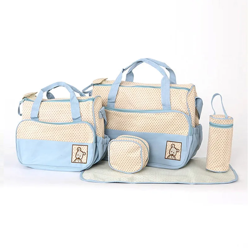 2019 New design diaper bag with changing mat mummy baby bag mother nappy bag