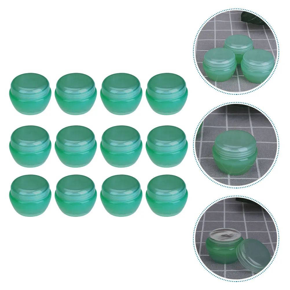 

40 Pcs Mushroom Cream Jar Portable Containers Comestic Jars with Lid Bottle Lightweight Empty Plastic Storage Creams