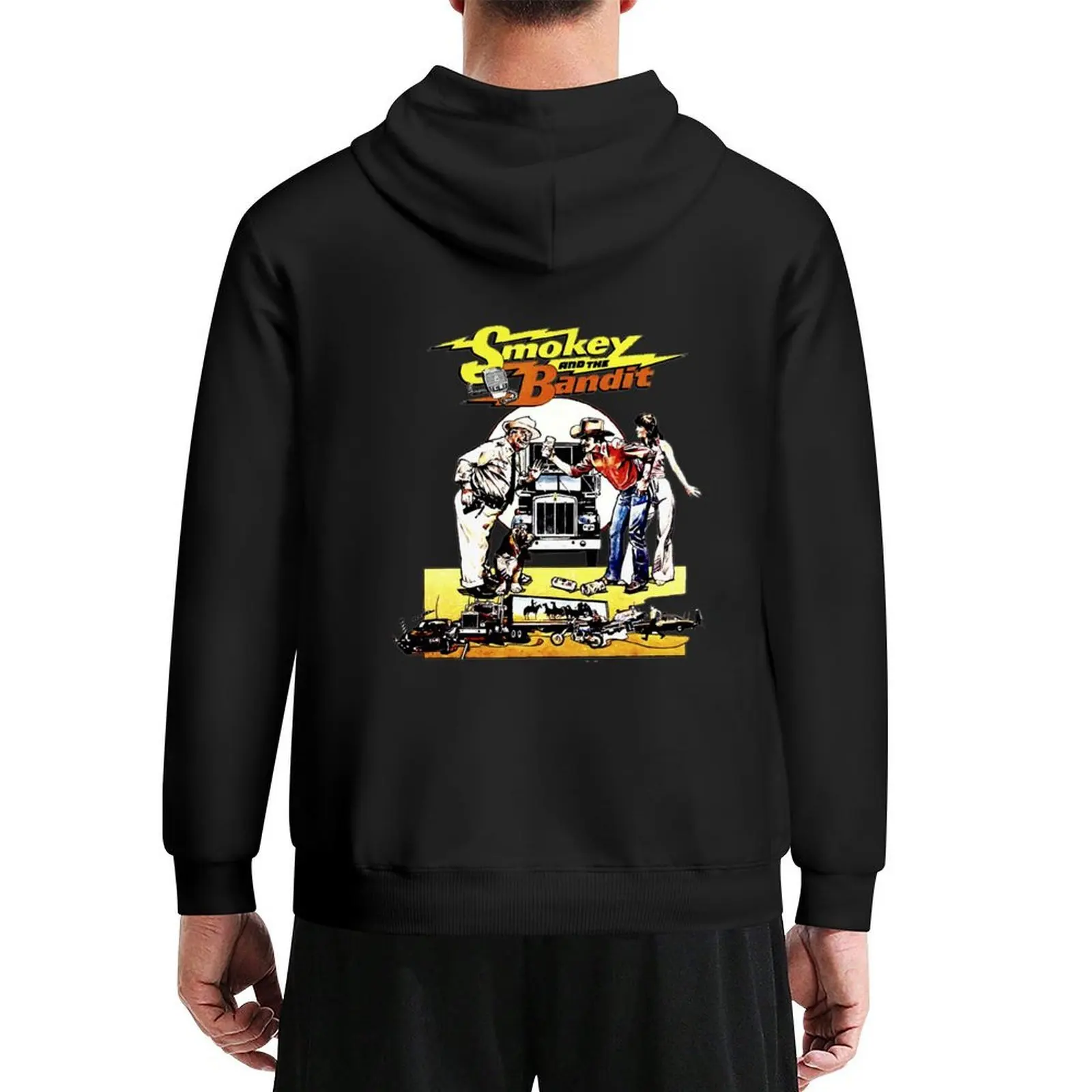 

Colorful text Smokey and the bandit car movie art Hoodie mens designer clothes men's clothing men clothes new in hoodies