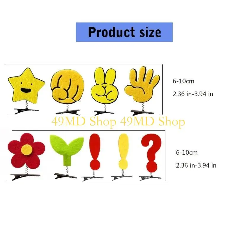 49md Clip cheveux amusant