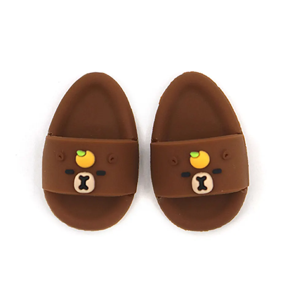 Für Labubu Schuhe Labubu Sandale Schuhe Geeignet V1 V2 Puppen Hai Form Slipper BJD Puppen Zubehör DIY Puppe Spielzeug