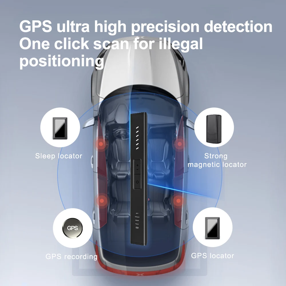 Mini stylo détecteur de caméra cachée, caméra anti-espion, détecteur de signal infrarouge RF, traqueur GPS 101Bug, caméra sans fil, écoute électronique