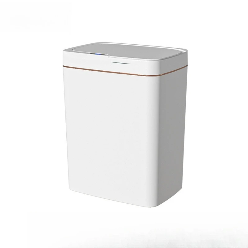 Smart trash can living room lasting battery life 18L large capacity seam with lid induction trash can