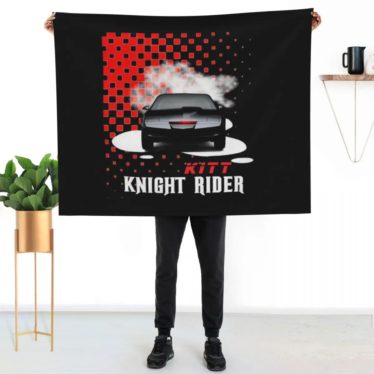 K2000 Throw Blanket Extra Large Throw Custom Sleeping Bag Blankets For Sofas Bed Fashionable Nap Blankets