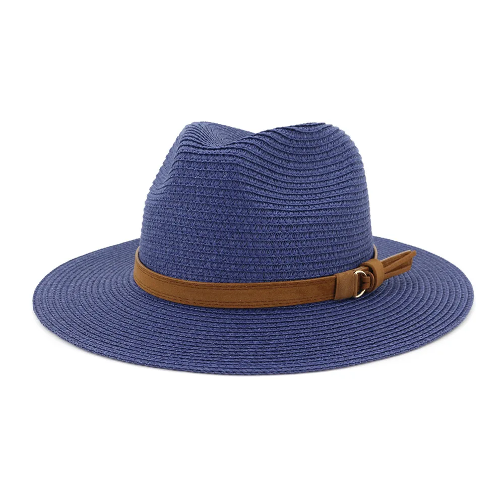 Große Panama-Hüte in den Größen 59–60 cm, Sommer-Sonnenhüte für Damen und Herren, ideal für den Strand, UV-Schutz, Strohhut, Jazz-Hut, Trilby-Hut. – Detail 11