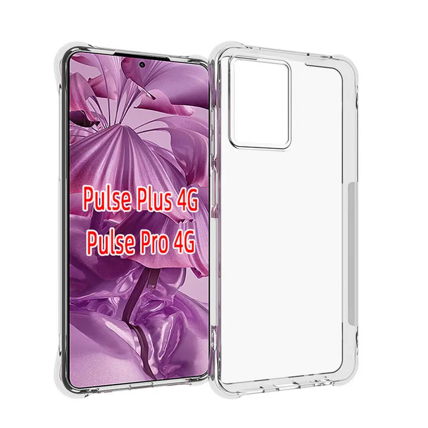 Anti-knock Soft Black TPU Case For HMD Pulse Plus 4G Case Silicon Transparent Phone Cover For Etui HMD Pulse Pro 4G Bumper Shell