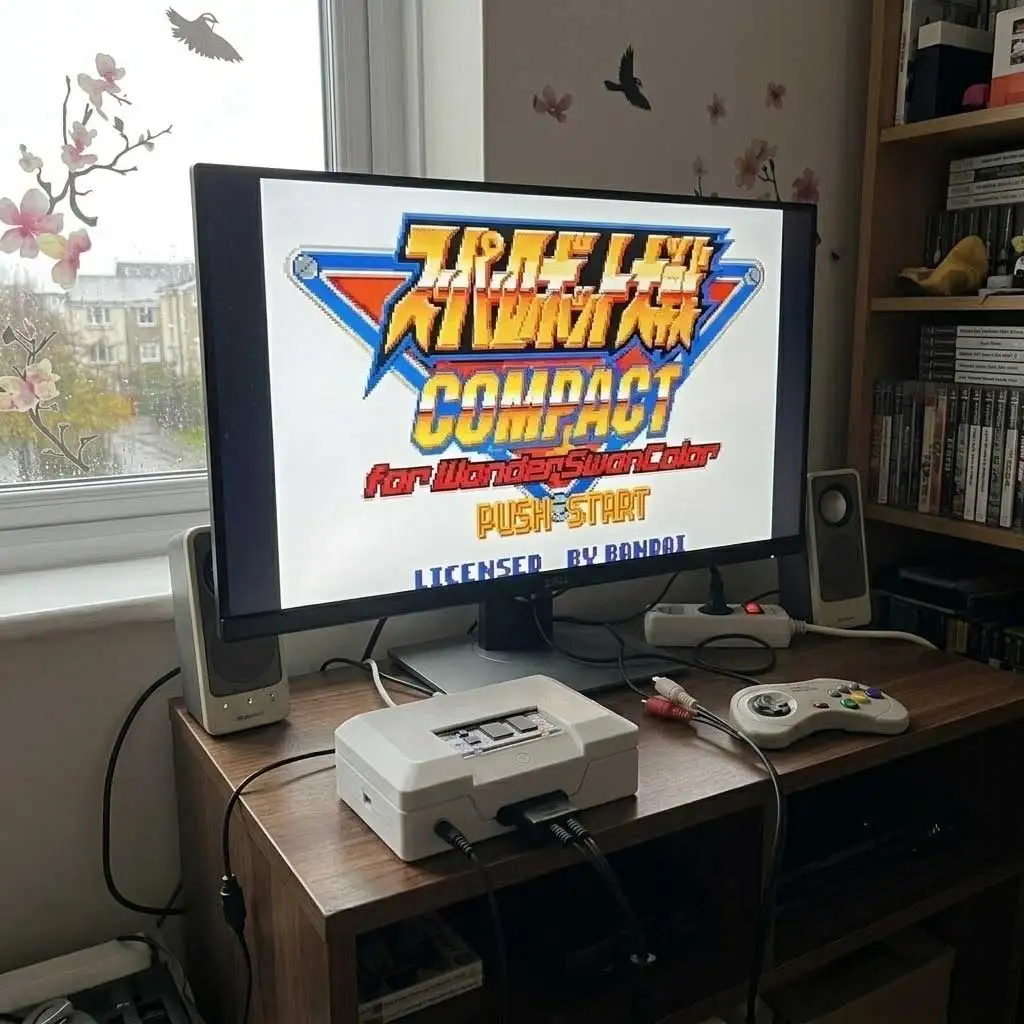 

WonderSwan HD Console: Original WSC Hardware 720p HDMI, Zero Lag, Tate/Vertical Mode, Ideal for Streaming