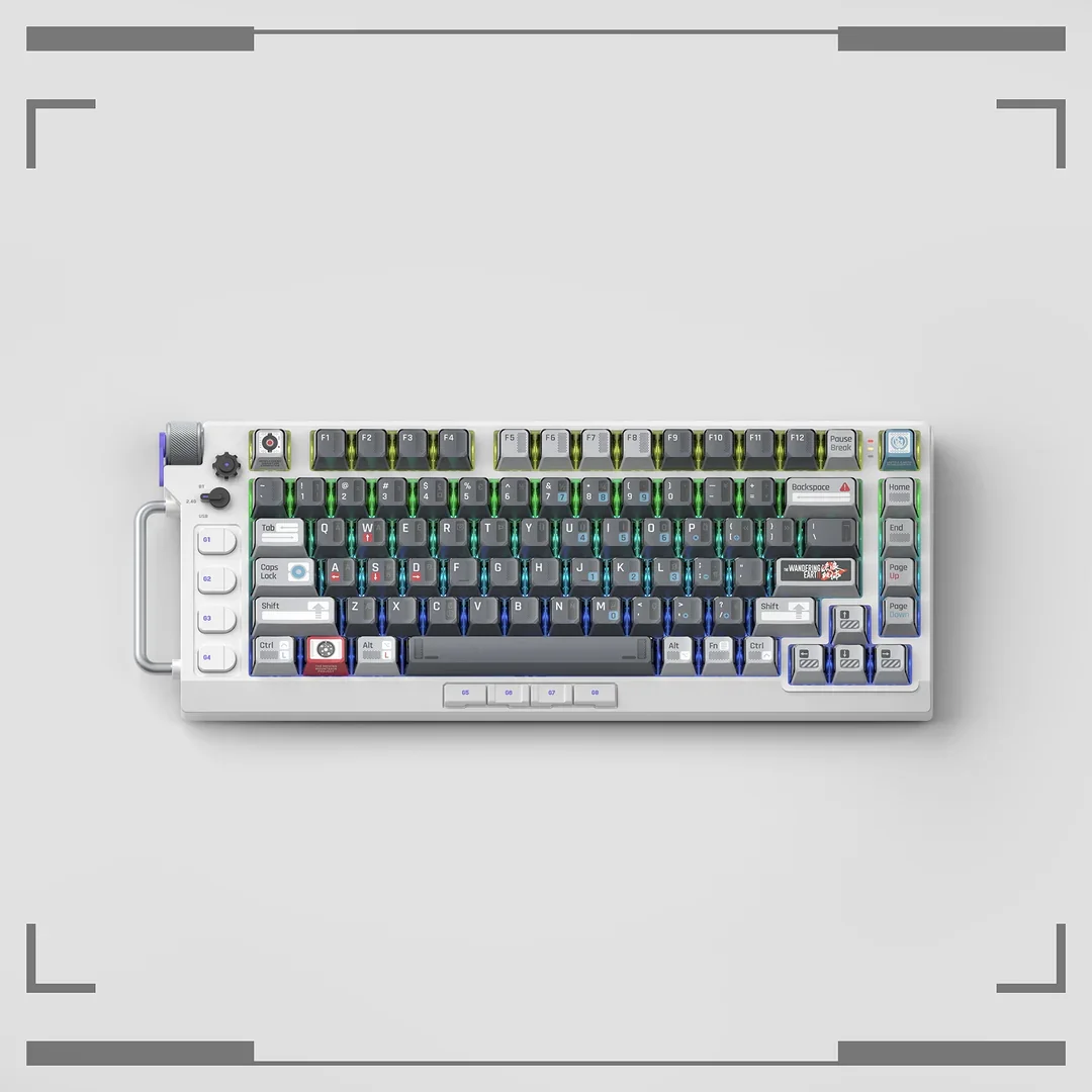 Imagem -06 - The Wandering Earth ii Kol Dye-sub Pbt Keycaps 154 Teclas 5-sided Dye-sublimação Pbt