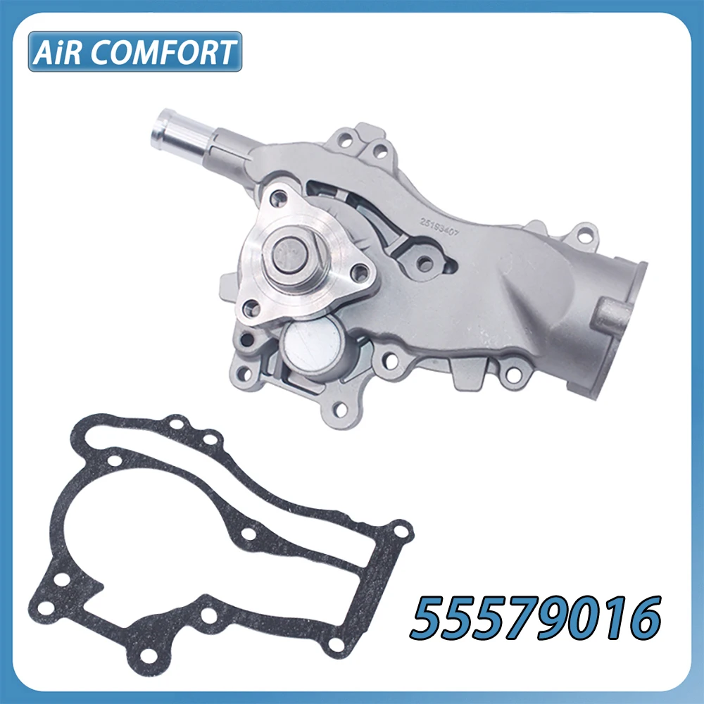 

55579016 Engine Coolant Pump For Buick Encore Sonic Cruze Limited 1.4L 2011-2016 I4 Turbo 55561623 55593034 25193407 25192709