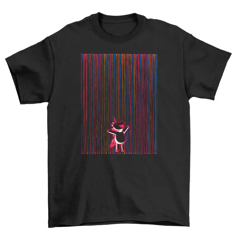 Rainbow Rain Dancing Couple T shirt Bring Color to Your Wardrobe Funny