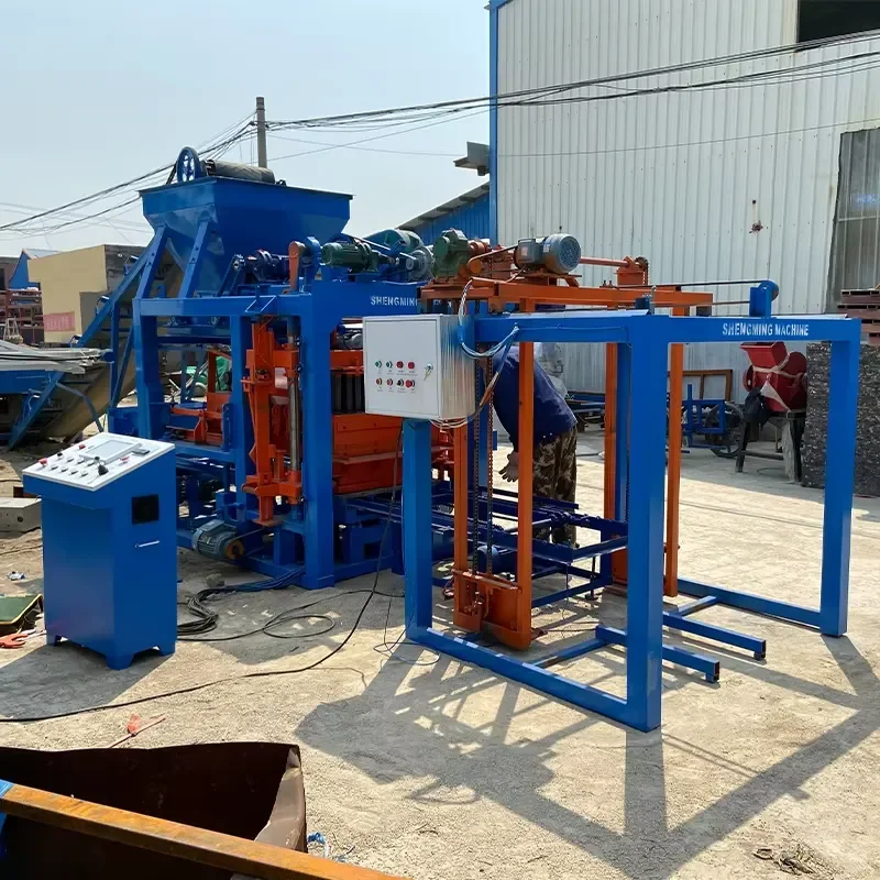 QTJ4-25 Full Automatic Block Making Machine High Output Concrete Brick Machine CE Approved