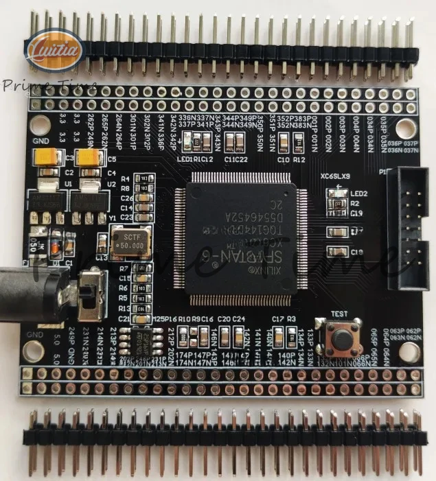 Xilinx FPGA development board Spartan-6 XC6SLX9 core minimum system