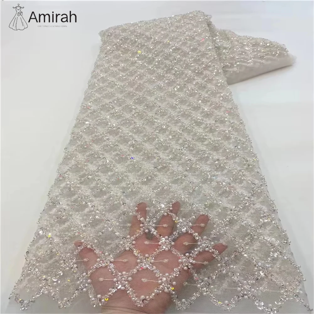 Amirah Fish Tail Wedding Dress Evening Dresses for Luxury Party Custom Made Elegant White Sequins Women's Prom Dress 2025 Woman