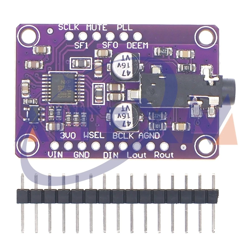 DAC Module UDA1334A UDA1334 I2S DAC Audio Stereo Decoder Module Board For Arduino 3.3V - 5V
