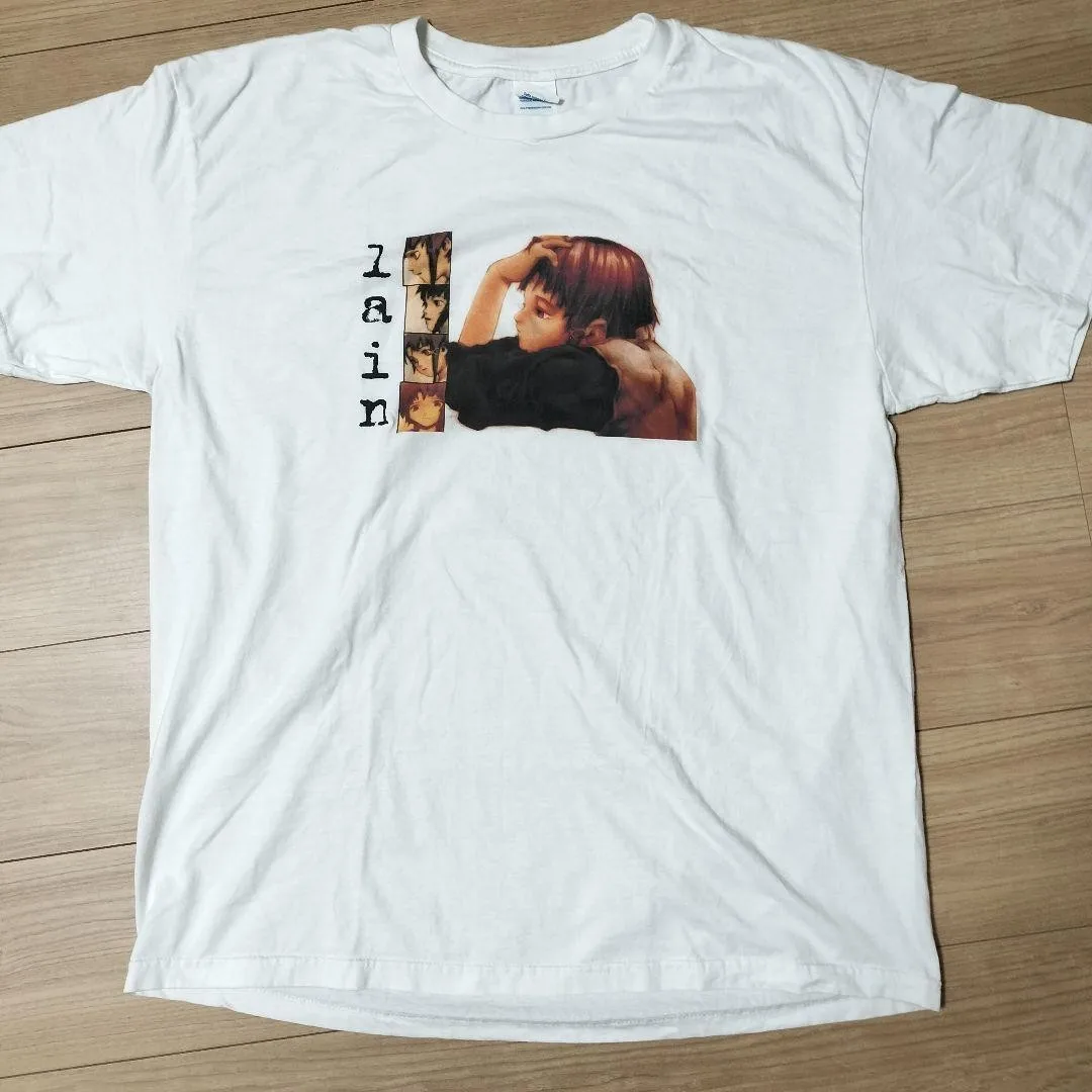 Camiseta Lain Xl especial de Anime, camiseta divertida para hombre, camisetas de gran tamaño, camisetas de manga corta, ropa para hombre, marcas, Top de verano para hombre