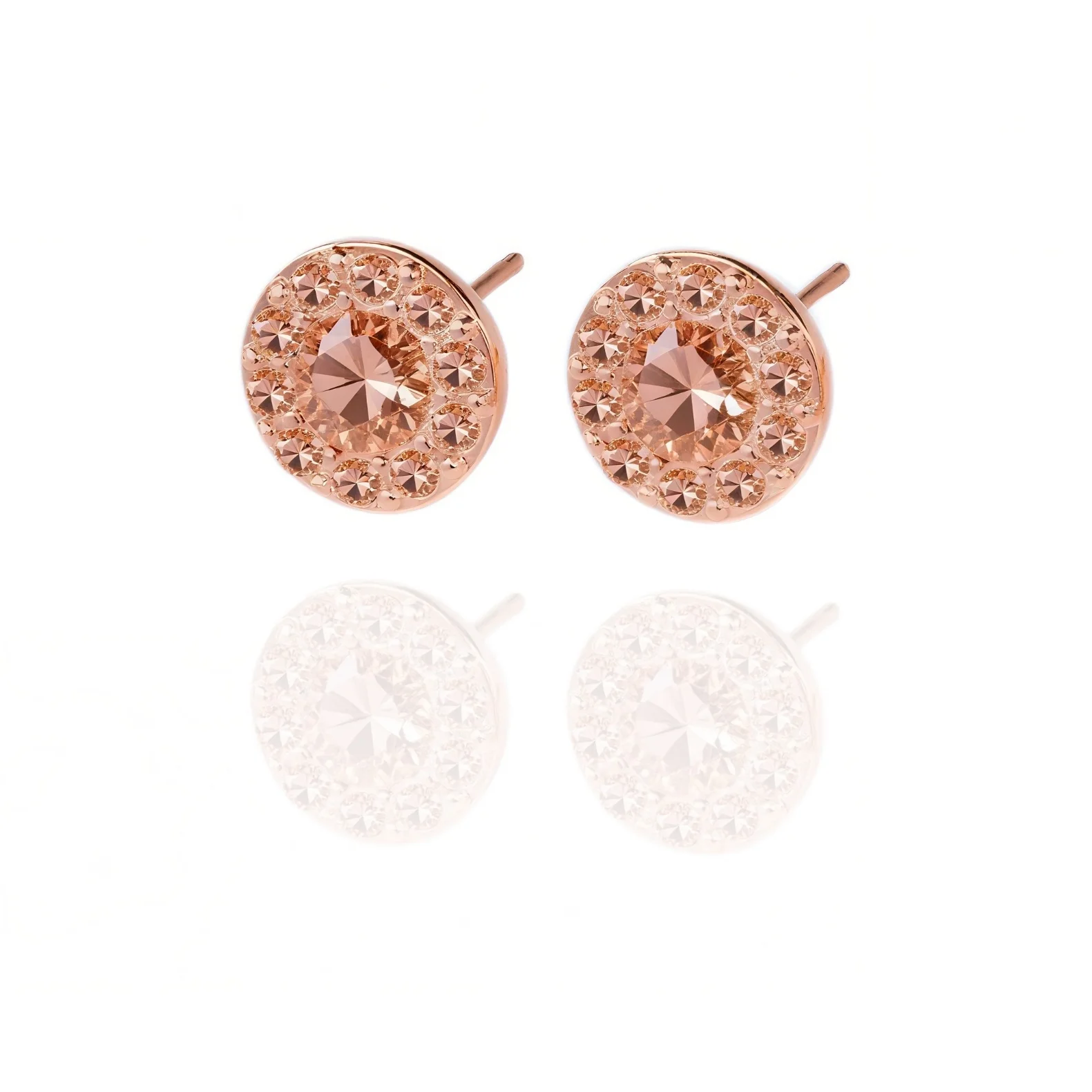 

Givenchy Faux Crystal Stud Earrings Women's Rose Gold 60367027-9DH