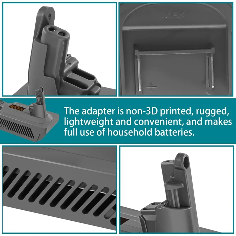 MT18V11 Adapter For Makita 18V Lithium Battery To For Dyson V11 Vacuum Cleaner, For Makita 18V Battery To V11 Replace