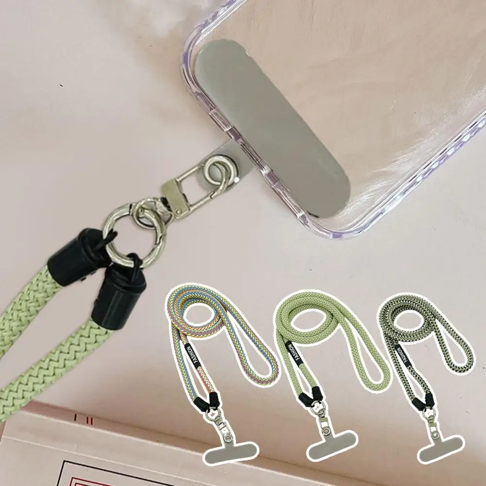 Universal Crossbody Phone Lanyards With Patch Weave Mobile Phone Strap Lanyard Neck Rope For Cell Phone Hanging Cord Strap C8P3