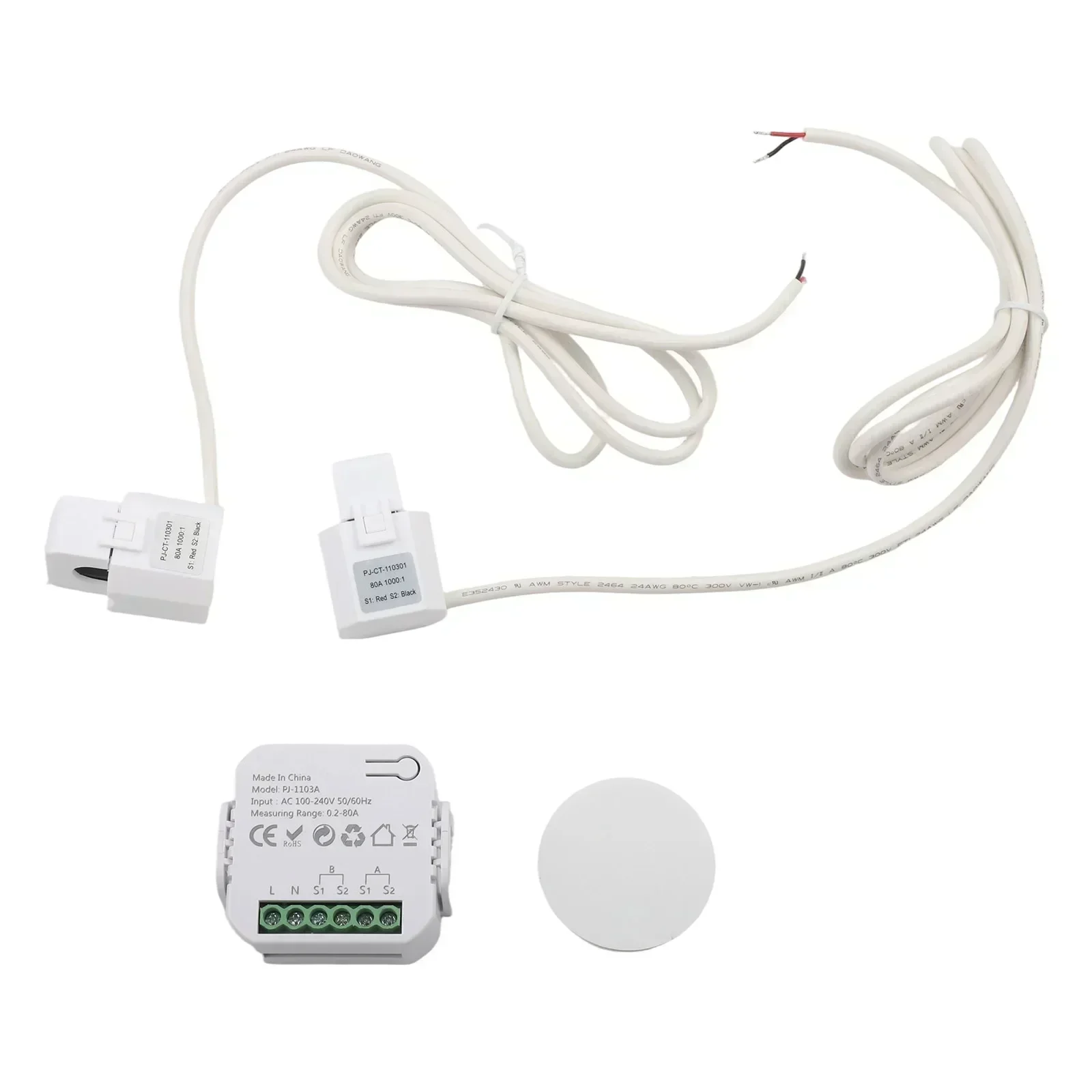 1PC WiFi Intelligent Two-Way Power Monitor Comprehensive-Energy Monitoring For Tuya Intelligent Bidirectional Channel Meter