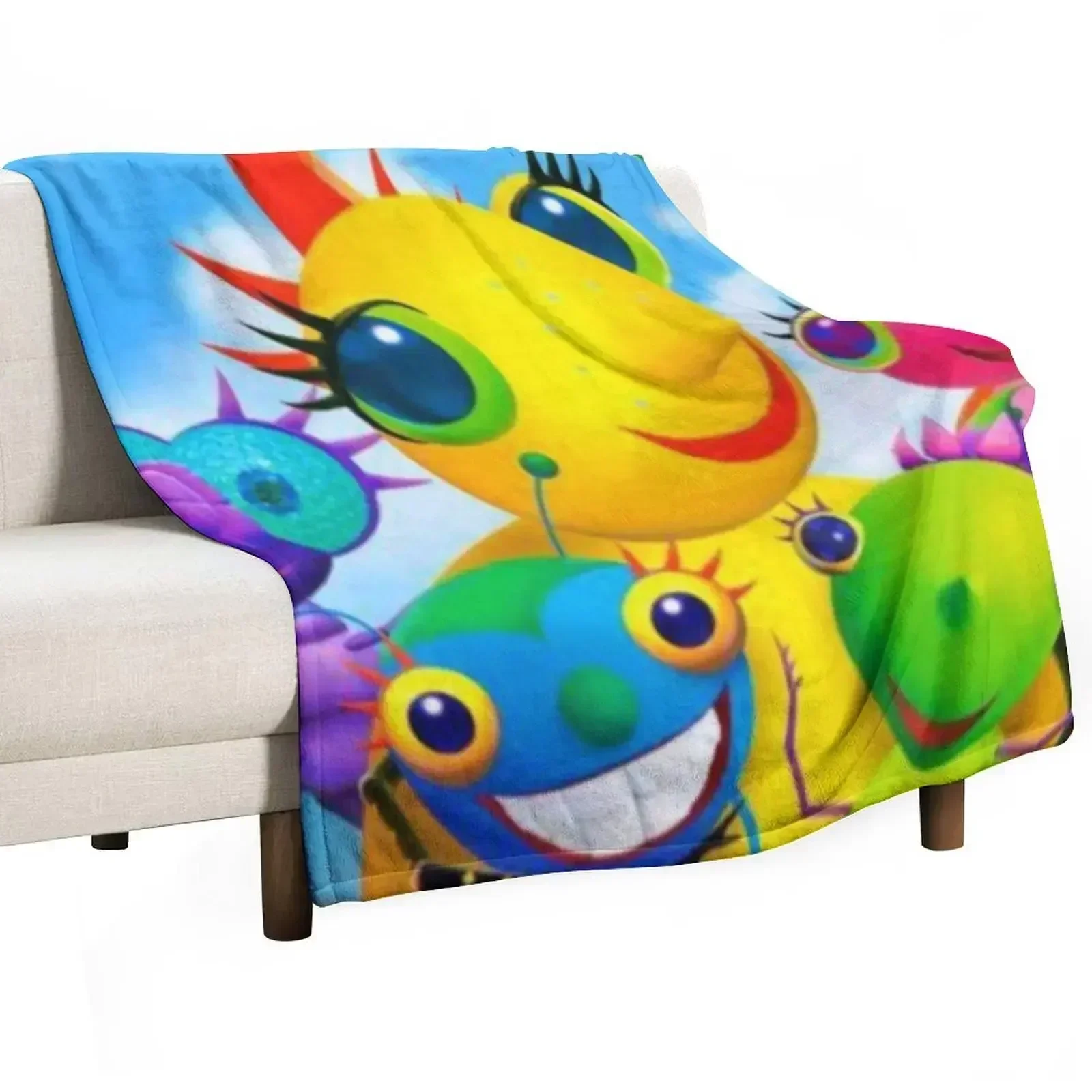 Miss Spiders Sunny Patch Friends Throw Blanket Soft Single for babies Bed linens Decoratives Soft Beds Blankets