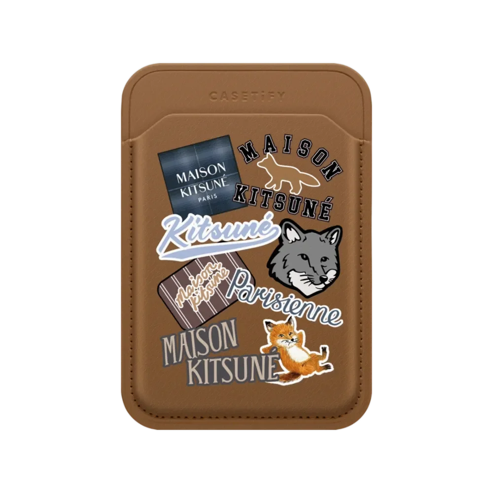 CASETiFY Maison Kitsuné Series Magnetic Phone Holder Card Pack for