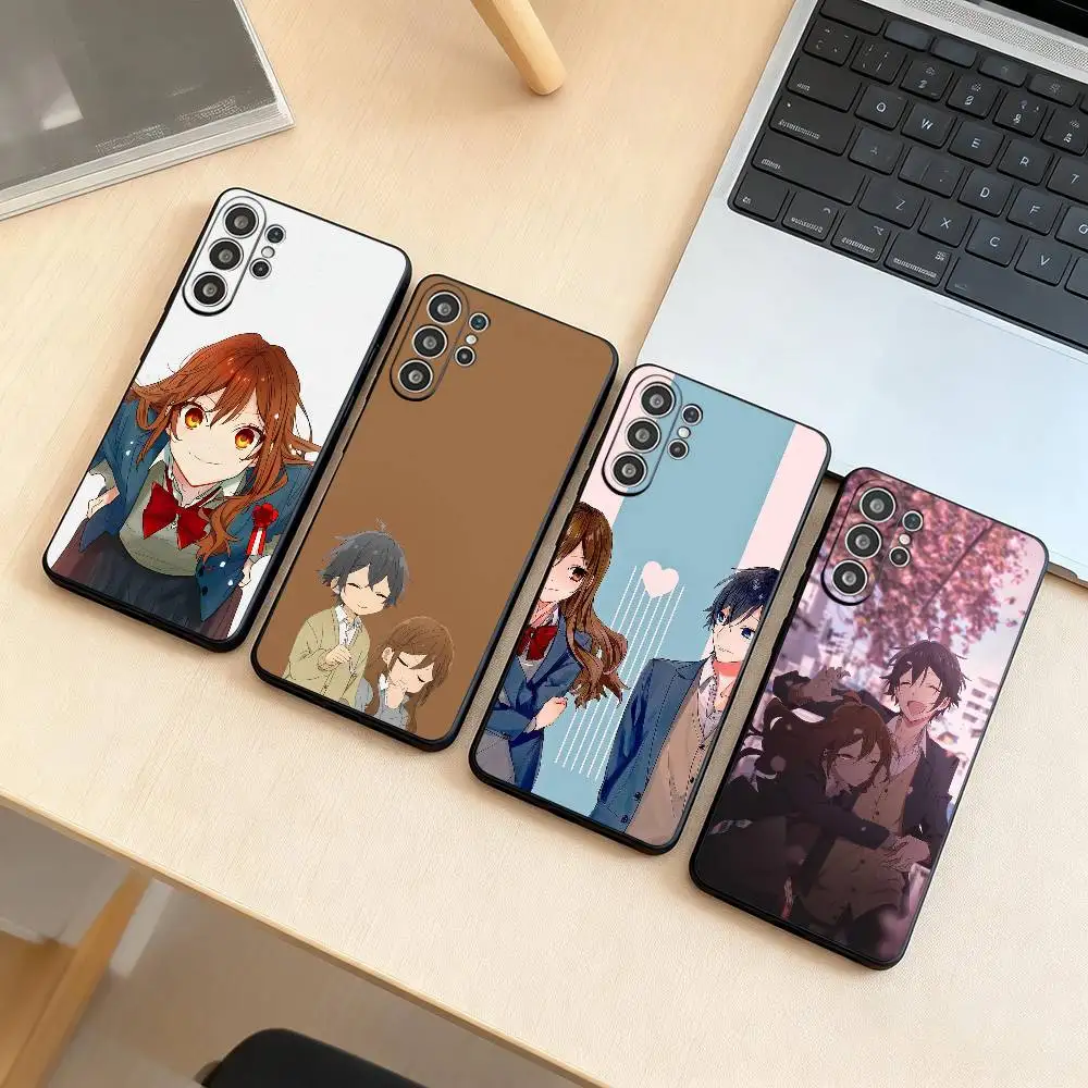 H-Horimiya  Phone Case Black Silicone Soft For Samsung S25,S24,S21,S22,S23,S30,Ultra,S20,Plus,Fe,Lite
