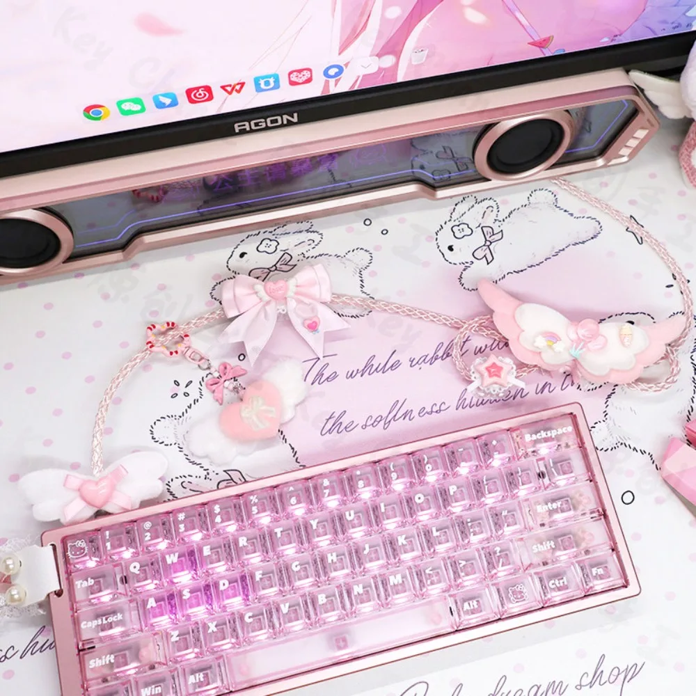 Magnetic Switch Keyboard Aviation Plug Cable Customized Single Crystal Copper 8K Return Rate Professional Esports Data Cable DIY