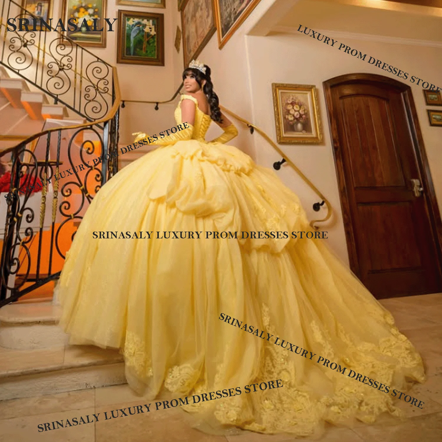 

Бальное платье принцессы по индивидуальному заказу, платья Quinceanera, аппликация, кружево, 3D полы, бисер, мексиканский корсет, сладкий 16, Vestidos De 15 Años